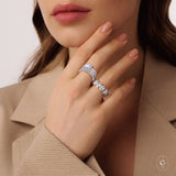 Timeless Blaze Solitaire Ring