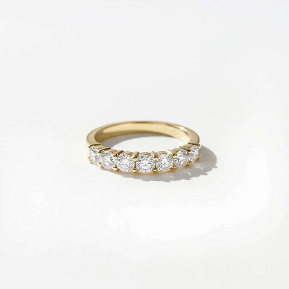 Luminous Golden Twilight Ring