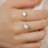 Moonlight Moissanite Invisible Ring