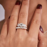 Luminous Golden Twilight Ring