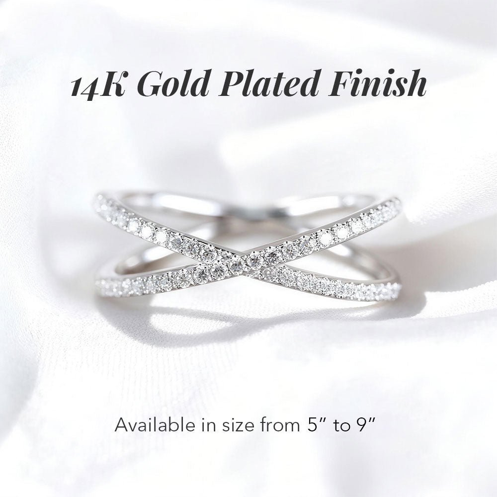 14K gold plated finish