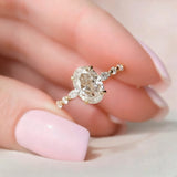 Golden Dream Halo Ring