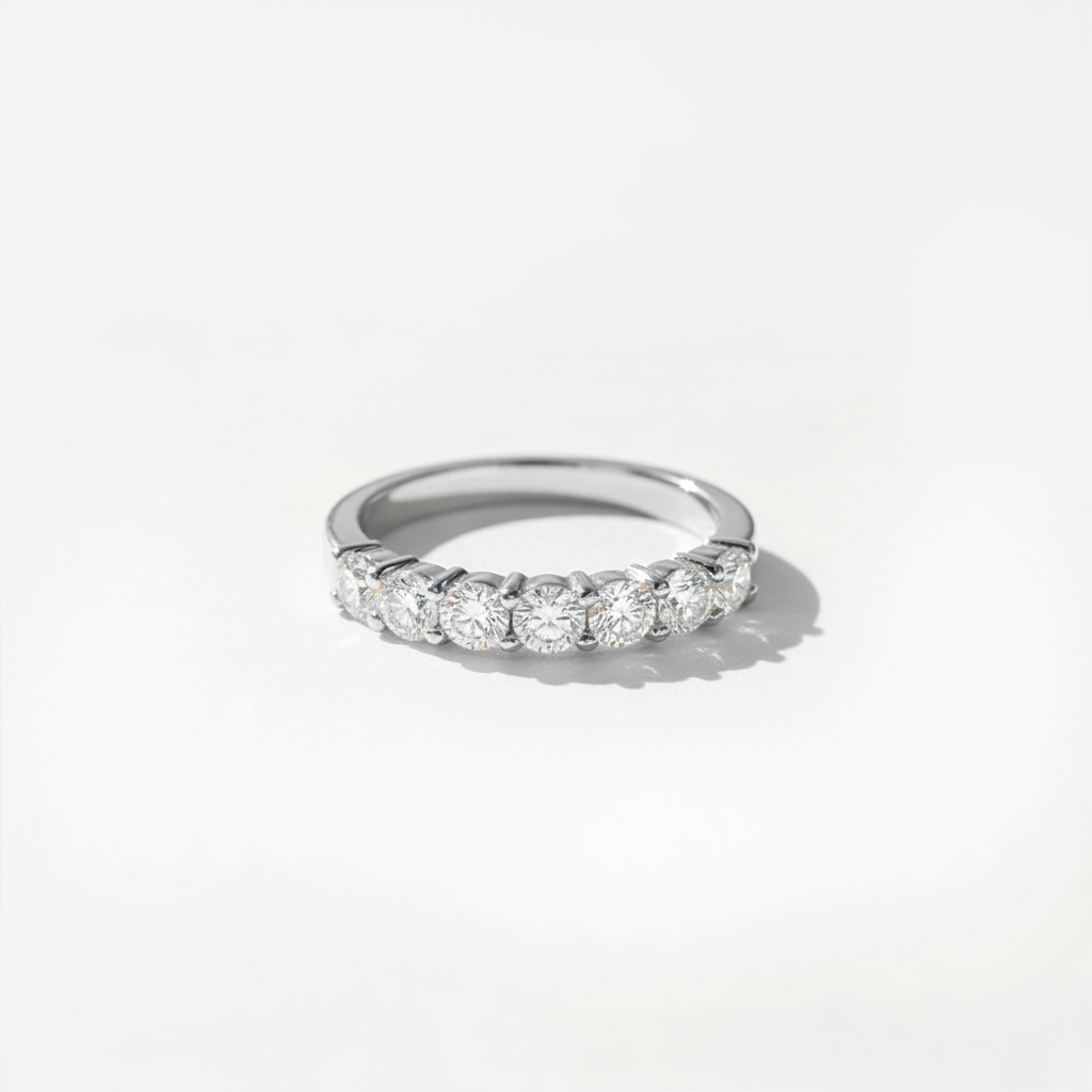 Luminous Golden Twilight Ring