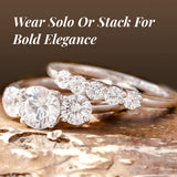 Luminous Golden Twilight Ring