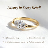 Stardust Reverie Marquise Ring