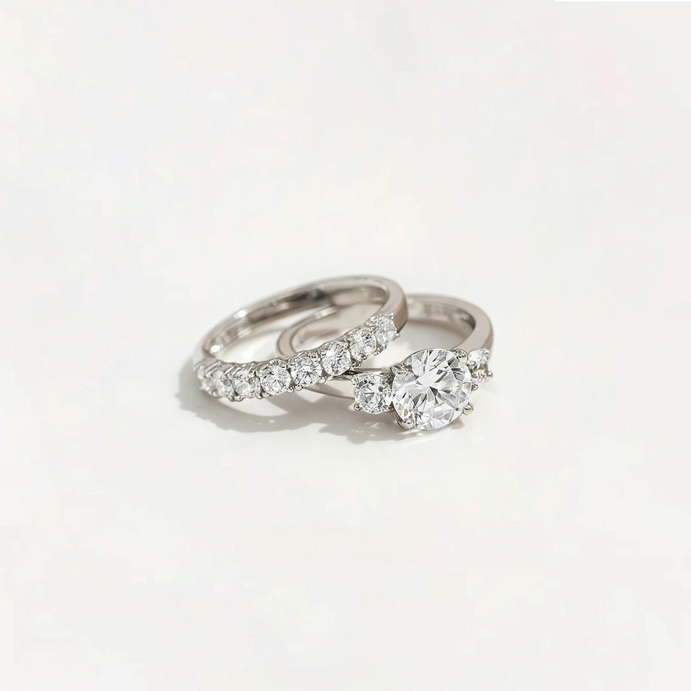 Luminous Golden Twilight Ring
