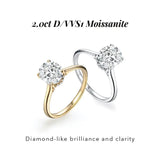 Promise of Eternity Moissanite Ring