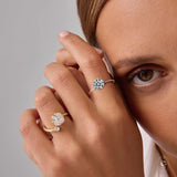 Moonlight Moissanite Invisible Ring