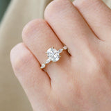 Golden Dream Halo Ring