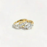 Luminous Golden Twilight Ring