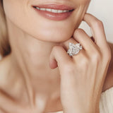 Teardrop Glimmer Ring Set