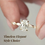 Golden Dream Halo Ring