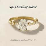 Golden Dream Halo Ring