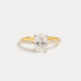 Golden Dream Halo Ring