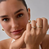 Halo Cross Ring Set