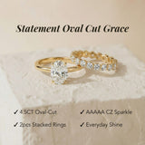 Morning Dew Stacking Ring Set