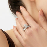 Morning Dew Stacking Ring Set