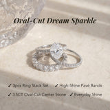 Wild Dream Halo Ring Set