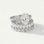 Diamond ring with a white background